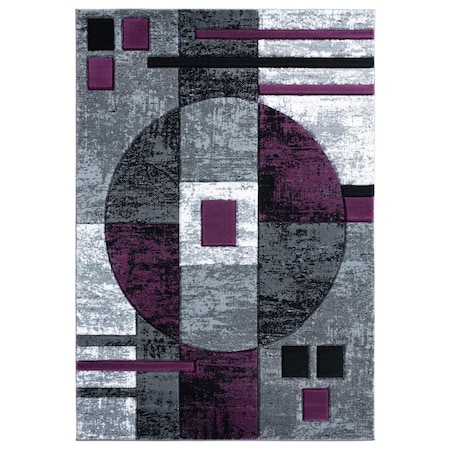 United Weavers Of America United Weavers of America 2050 10182 912 7 ft. 10 in. x 10 ft. 6 in. Bristol Epsilon Plum Rectangle Area Rug 2050 10182 912